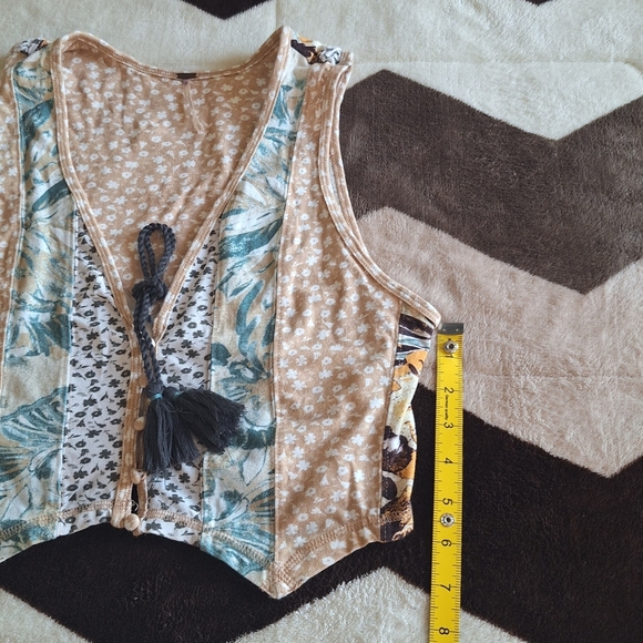 Free People Floral Patchwork Sleeveless Top - Picture 7 of 7